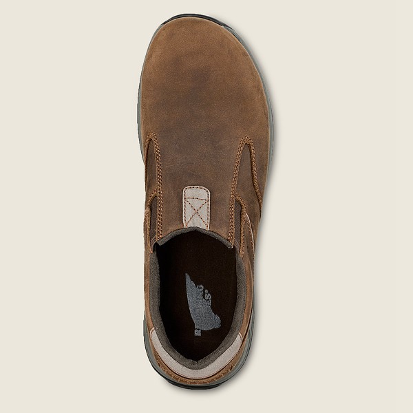 Red Wing Slip-On Erkek - Comfortpro - Safety Toe - Kahverengi - 10BJQUCPO